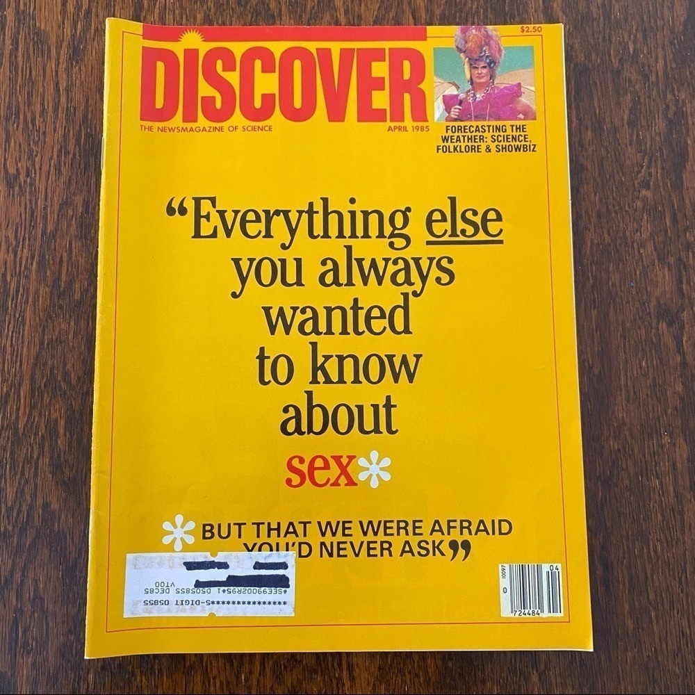 Vintage Discover The Newsmagazine of Science Lot of 3 Magazines Sex/Conception - Picture 12 of 16